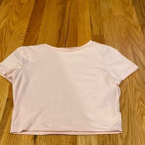 Light pink crop top